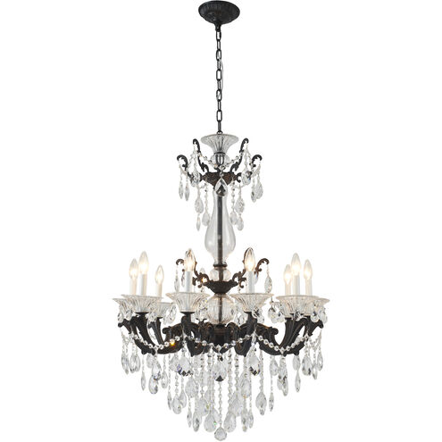 Canada LED 28 inch Satin Black Chandelier Ceiling Light